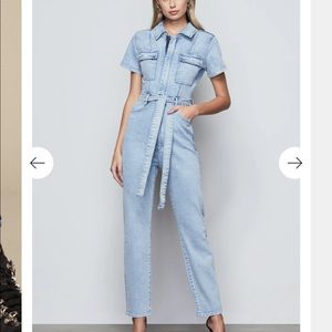 Good American Denim Jumpsuit